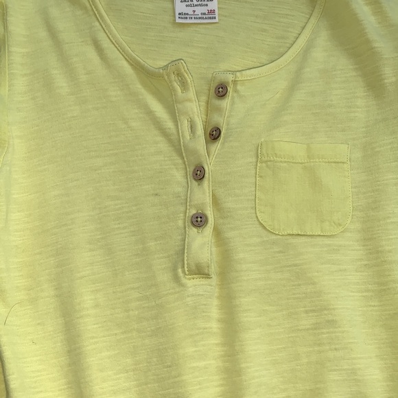 Zara Lemon Yellow Shorts Romper 7 EUC Girls - Picture 4 of 11